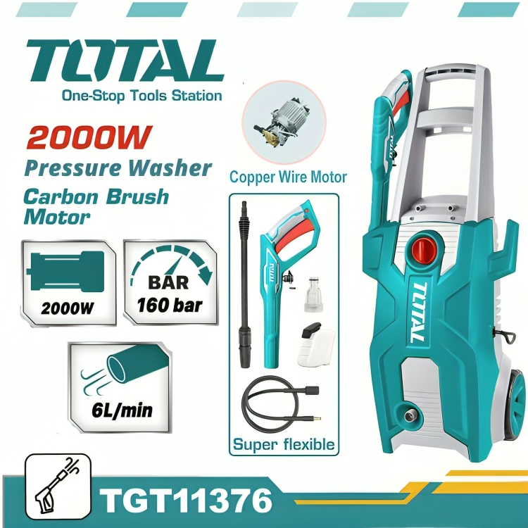 TOTAL 2000w High Pressure Washer